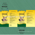 0.2% dexamethasone injection for animal use only